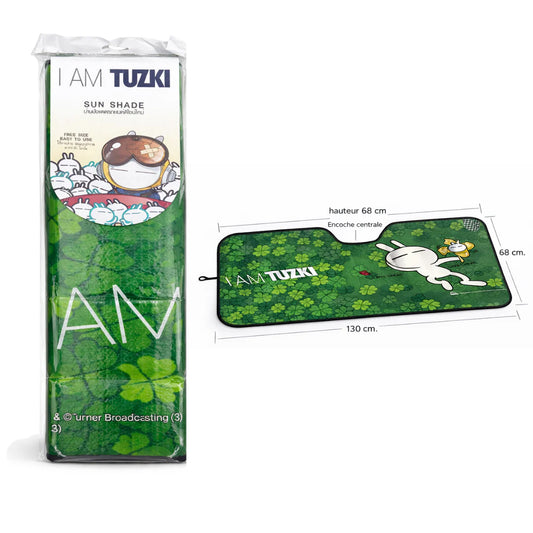 TK641 Pare soleil tuzki green 68cm x 130cm