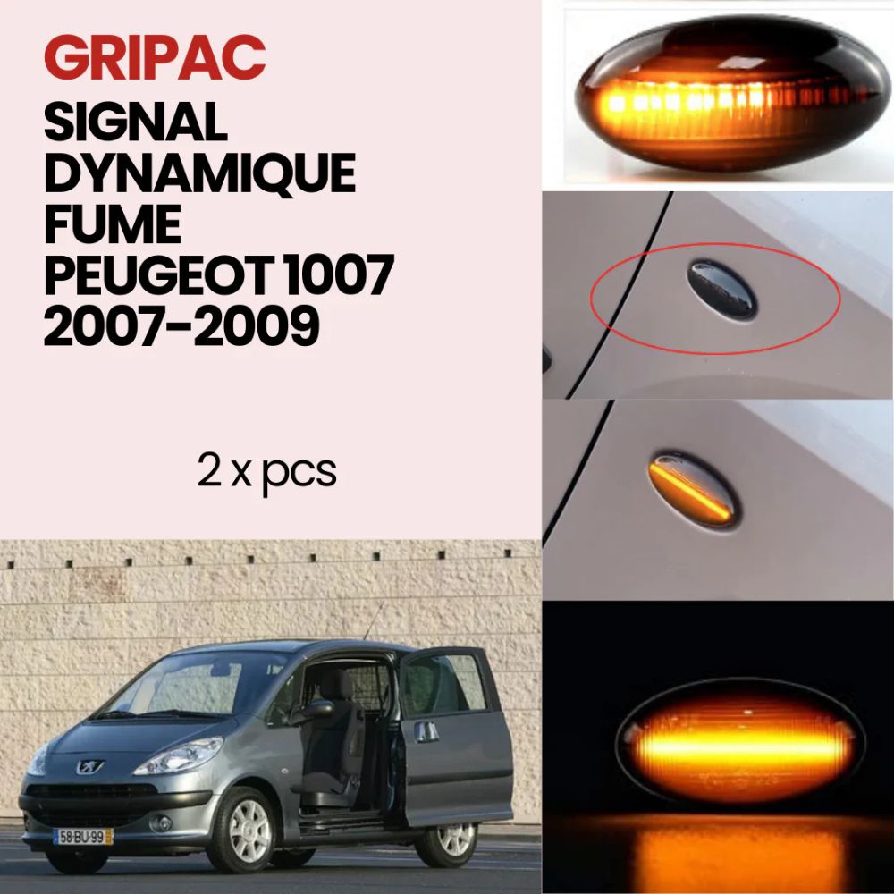 Signal dynamique fume Peugeot 1007 2007-2009