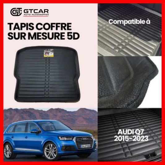 TAPIS SUR MESURE COFFRE 5D AUDI Q7 2015-2023