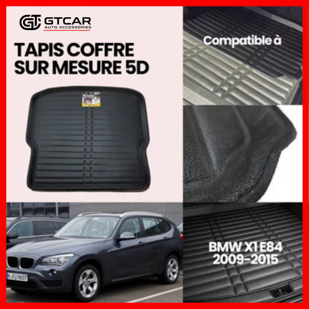 TAPIS SUR MESURE COFFRE 5D BMW X1 E84 2009-2015