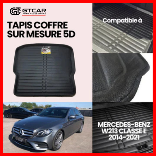 TAPIS SUR MESURE COFFRE 5D MERCEDES-BENZ CLASSE E W213 2014-2021