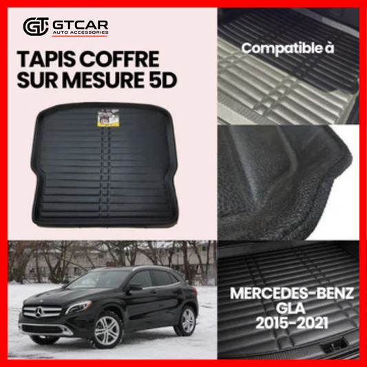 TAPIS SUR MESURE COFFRE 5D MERCEDES-BENZ GLA 2015-2021
