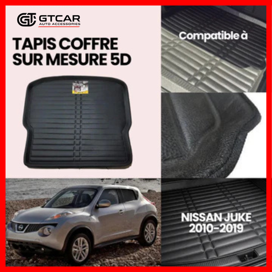TAPIS SUR MESURE COFFRE 5D NISSAN JUKE 2010-2019