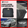 TAPIS SUR MESURE COFFRE 5D PEUGEOT 308 2008-2013