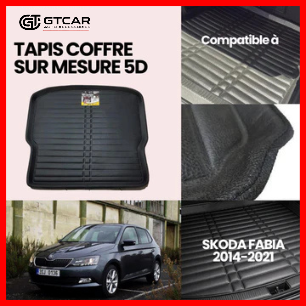 TAPIS SUR MESURE COFFRE 5D SKDOA FABIA 2014-2021