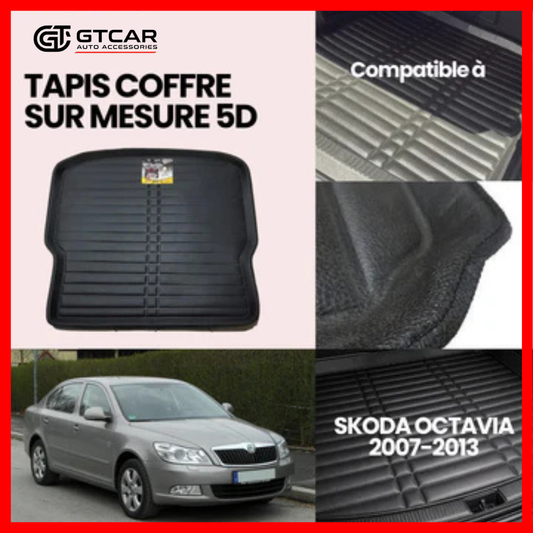TAPIS SUR MESURE COFFRE 5D SKODA OCTAVIA 2007-2013