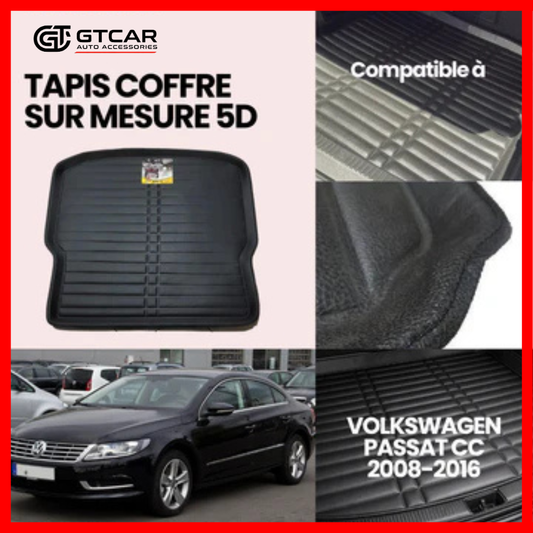 TAPIS SUR MESURE COFFRE 5D VOLKSWAGEN PASSAT CC 2008-2016
