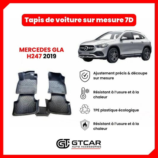 Tapis  sur mesure 7D MERCEDES GLA H247 2019