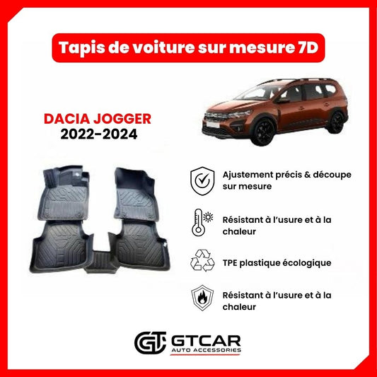 Tapis  sur mesure 7D DACIA JOGGER  2022-2024