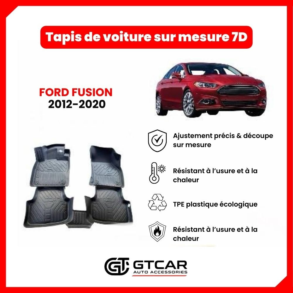 Tapis  sur mesure 7D FORD FUSION  2012-2020
