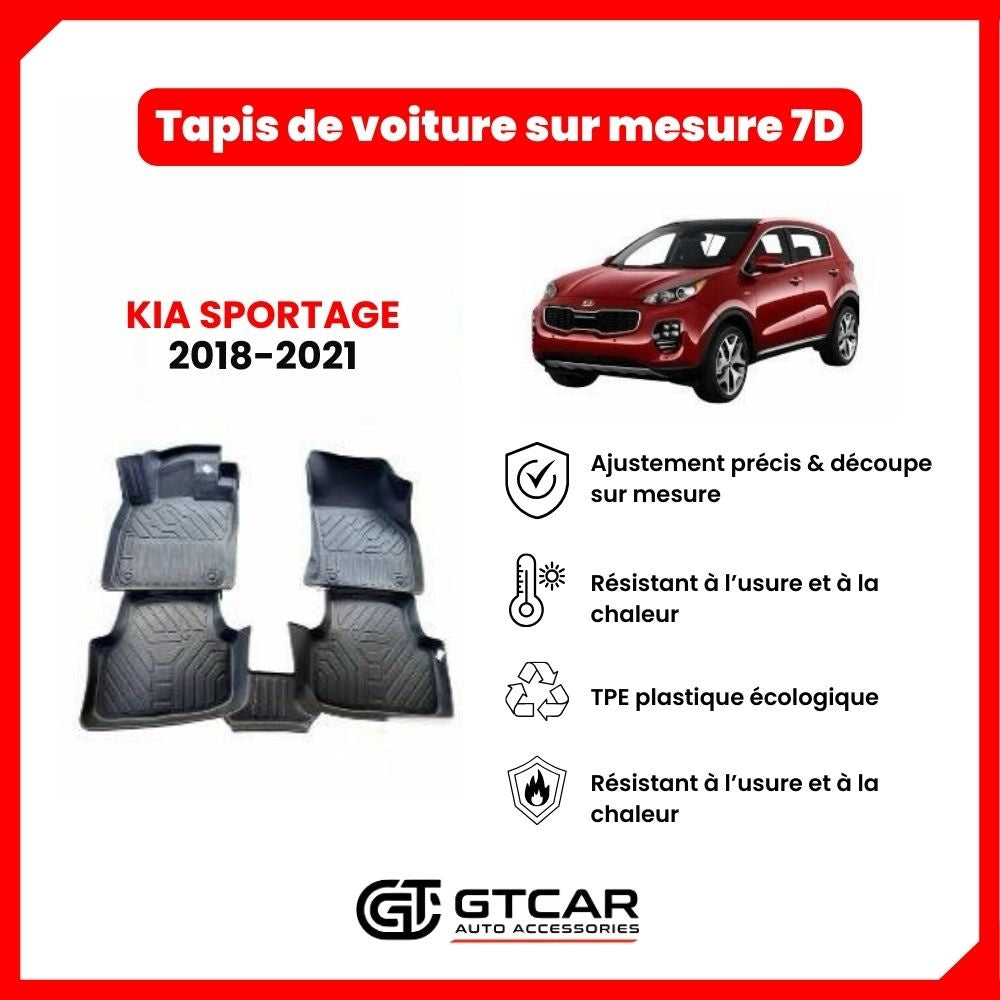 Tapis  sur mesure 7D KIA SPORTAGE 2018-2021
