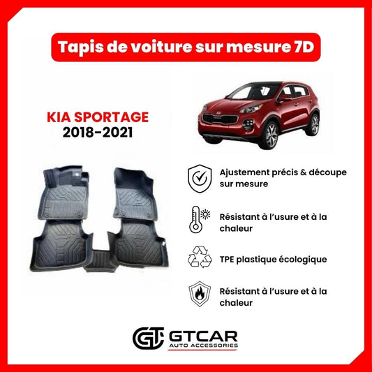 Tapis  sur mesure 7D KIA SPORTAGE 2018-2021