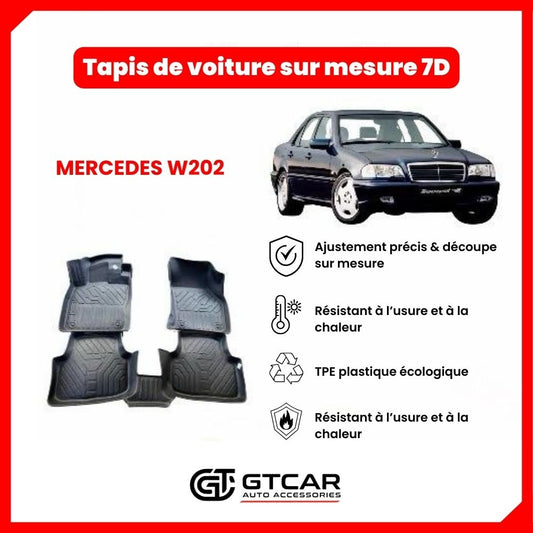 Tapis  sur mesure 7D MERCEDES W202