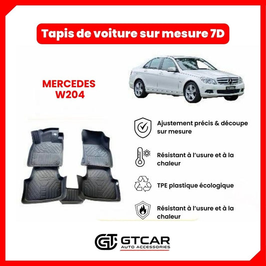 Tapis  sur mesure 7D MERCEDES  W204
