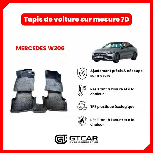 Tapis  sur mesure 7D MERCEDES W206