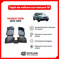 Tapis  sur mesure 7D PEUGEOT 2008 2013-2019