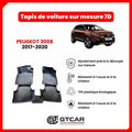 Tapis  sur mesure 7D PEUGEOT 3008 2017-2020