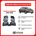 Tapis  sur mesure 7D TOYOTA COROLLA 2013-2018