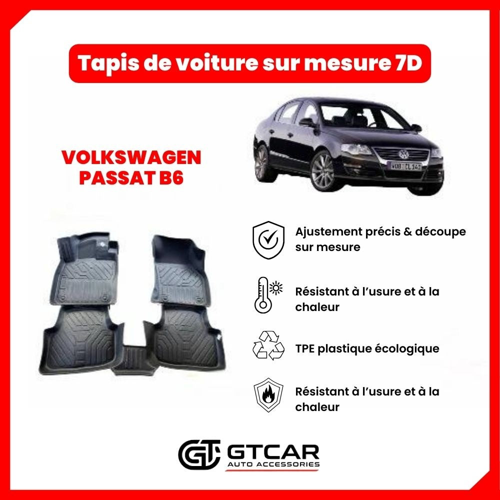 Tapis  sur mesure 7D VOLKSWAGEN PASSAT B6