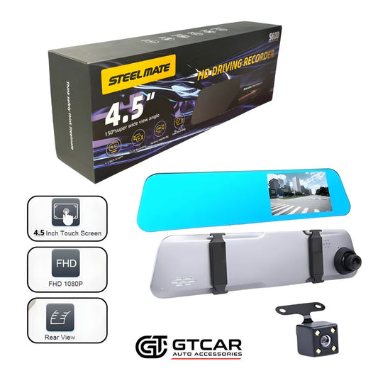 S600 Camera DVR retroviseur Steel mate FULL HD