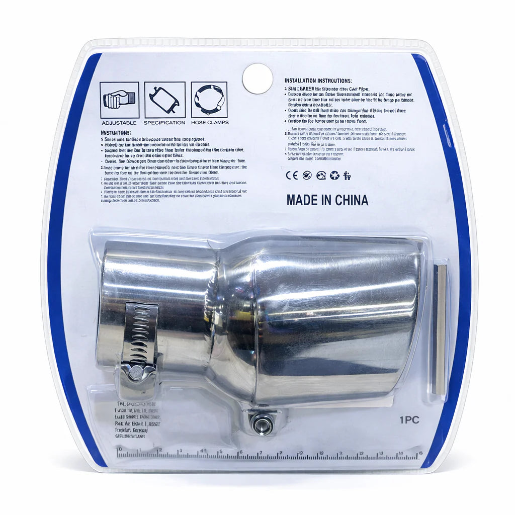 SG-1242903 Embout d'échappement inox 76mm