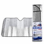 SG-09018 Pare soleil chrome petit model 130cm x 60cm