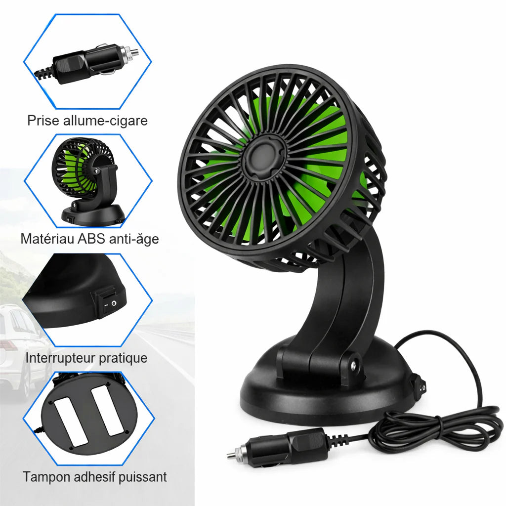 SMG-F1 Ventilateur 1 tête 12V