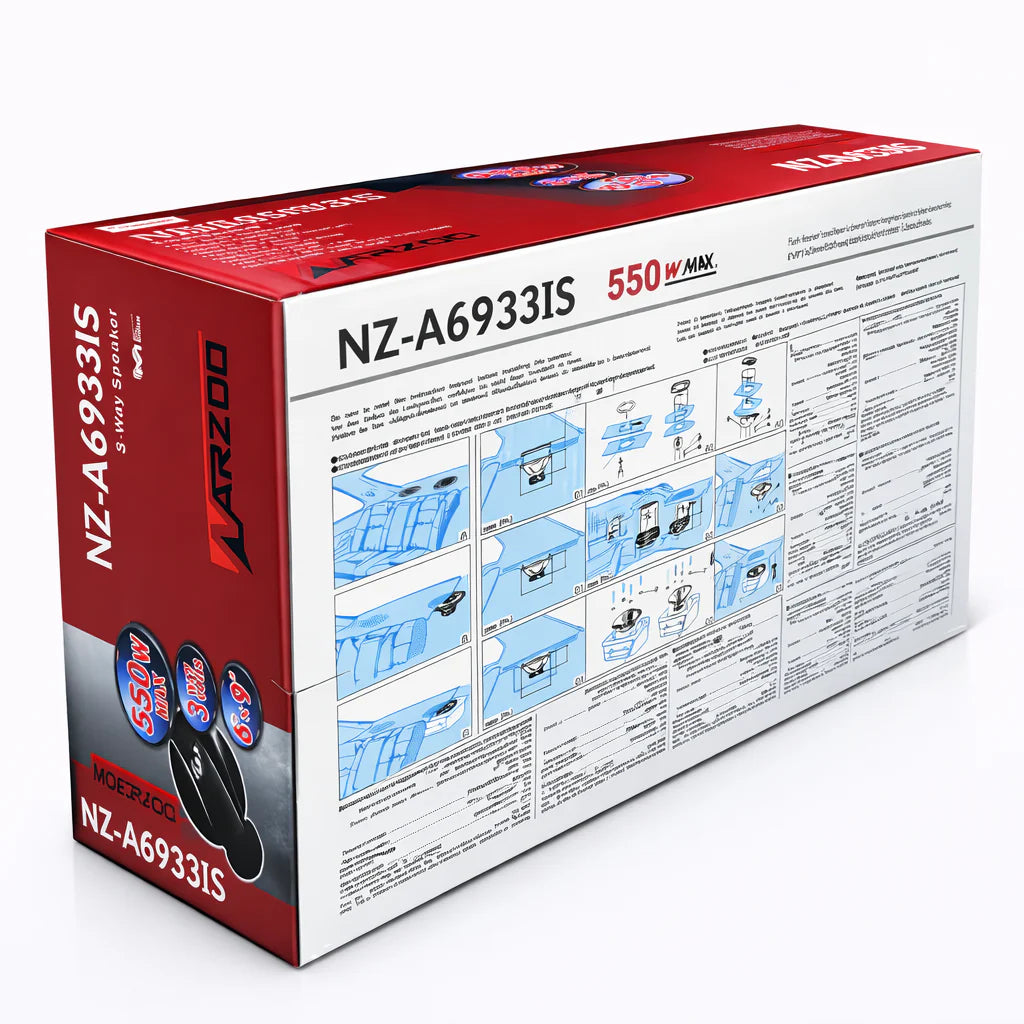 NZ-A6931S Baffe oval 550W 6¨x 9¨