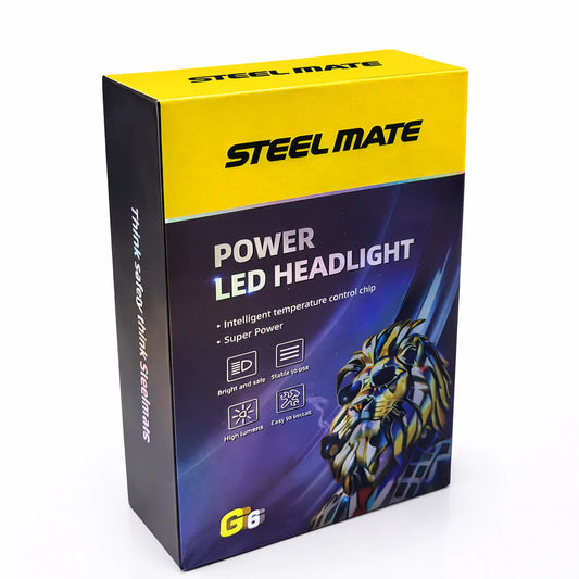 Turbo LED Steel mate G6 H4