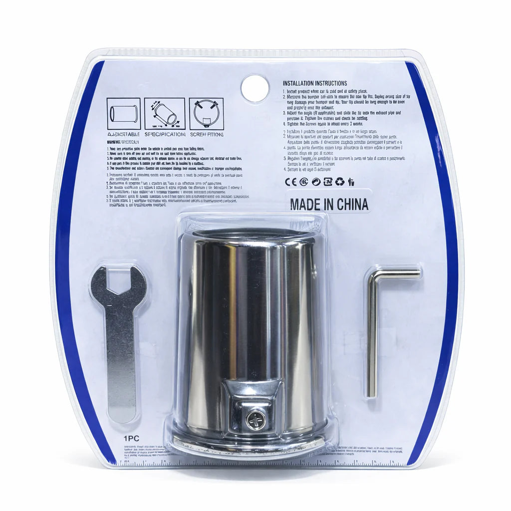 SG-1242912 Embout d'échappement inox 63mm
