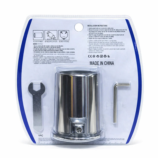SG-1242912 Embout d'échappement inox 63mm