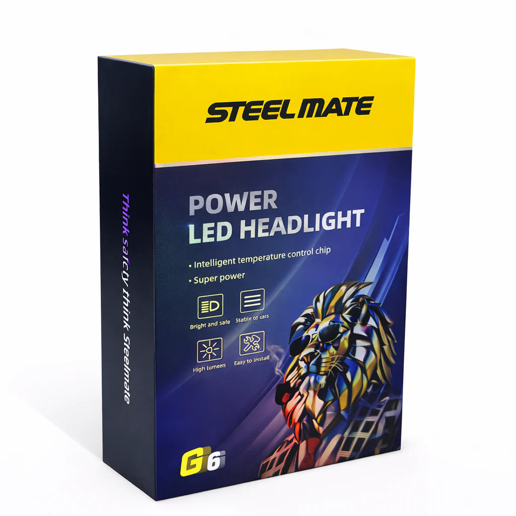 Turbo LED Steel mate G6 H7