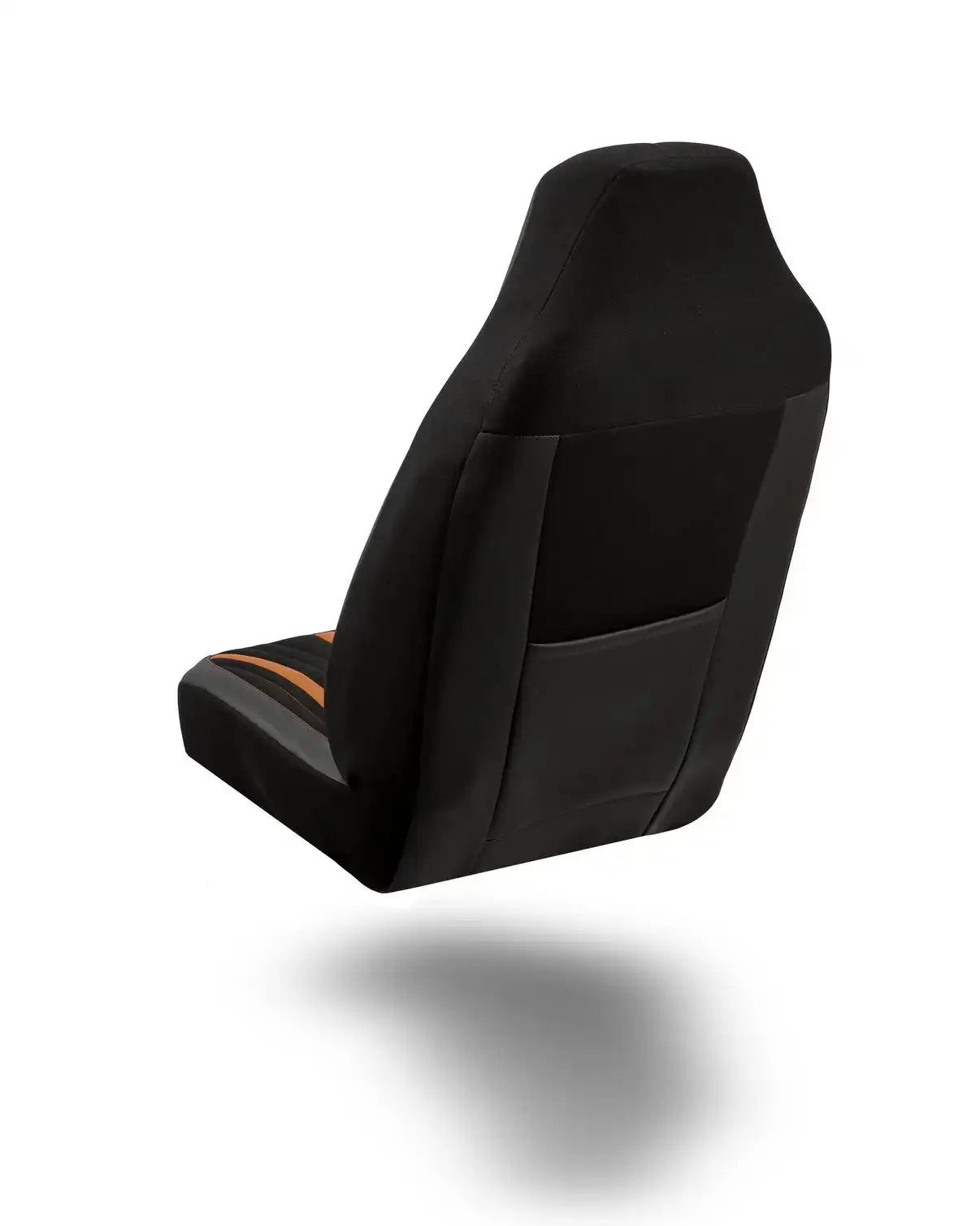 Housses de Sièges Auto Premiumen cuir – Compatibles avec Tous les Véhicules - Tabac line