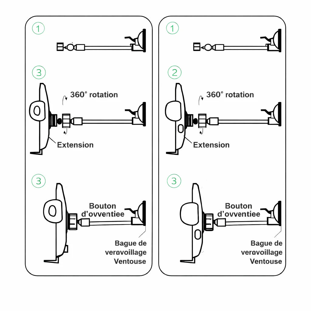SG-49019 Porte téléphone ventouse 004S
