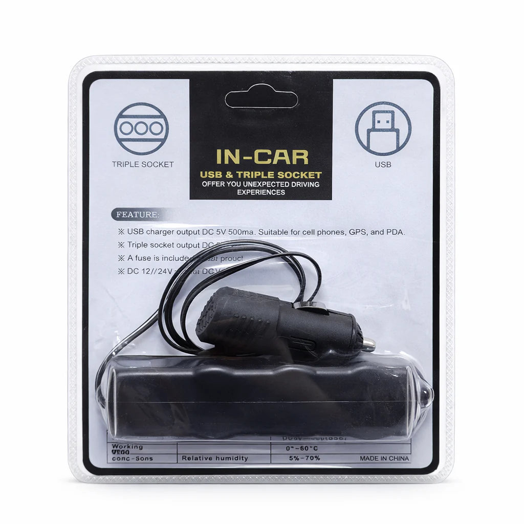 WF-0120 Triple allume cigarette + USB