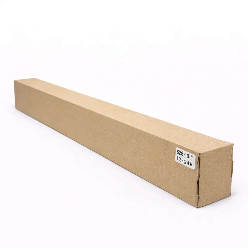 628-10Y Barre strobo 10 LED Orange 58CM 12V 24V