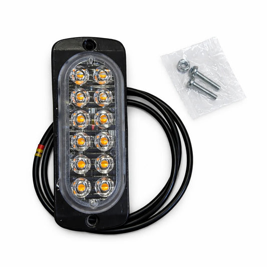 SMG-12LED Feux de gabarit 12LED ABS strobo Orange