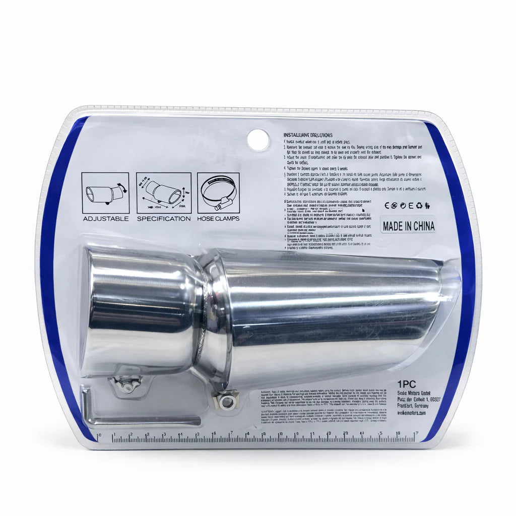 SG-1242899 Embout d'échappement inox oval 104mm x 74mm