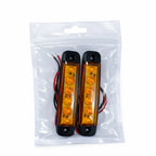 SMG-6LED 2 Feux de position 6LED PVC Orange