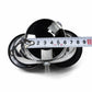 AB-23-CB Embout d'échappement double sortie style carbone