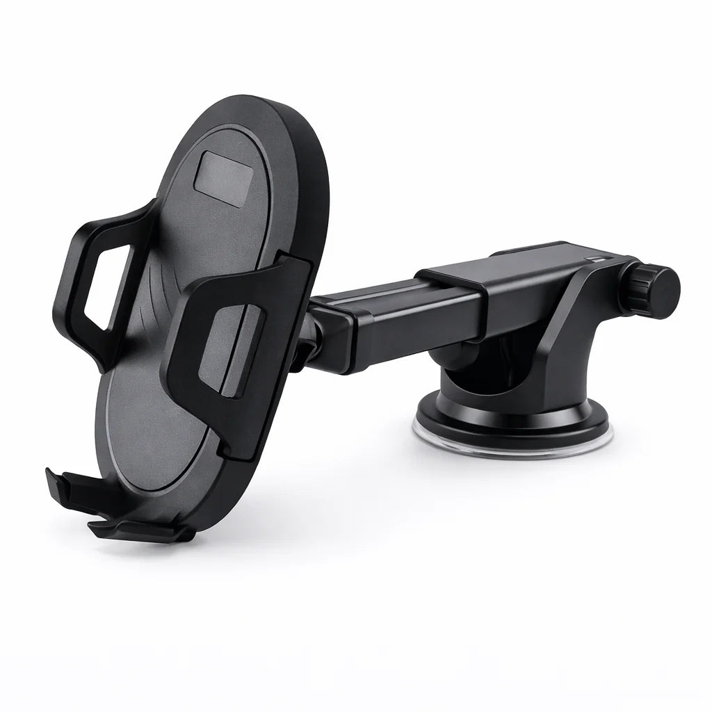 JS-062-B Porte téléphone ventouse carbonne