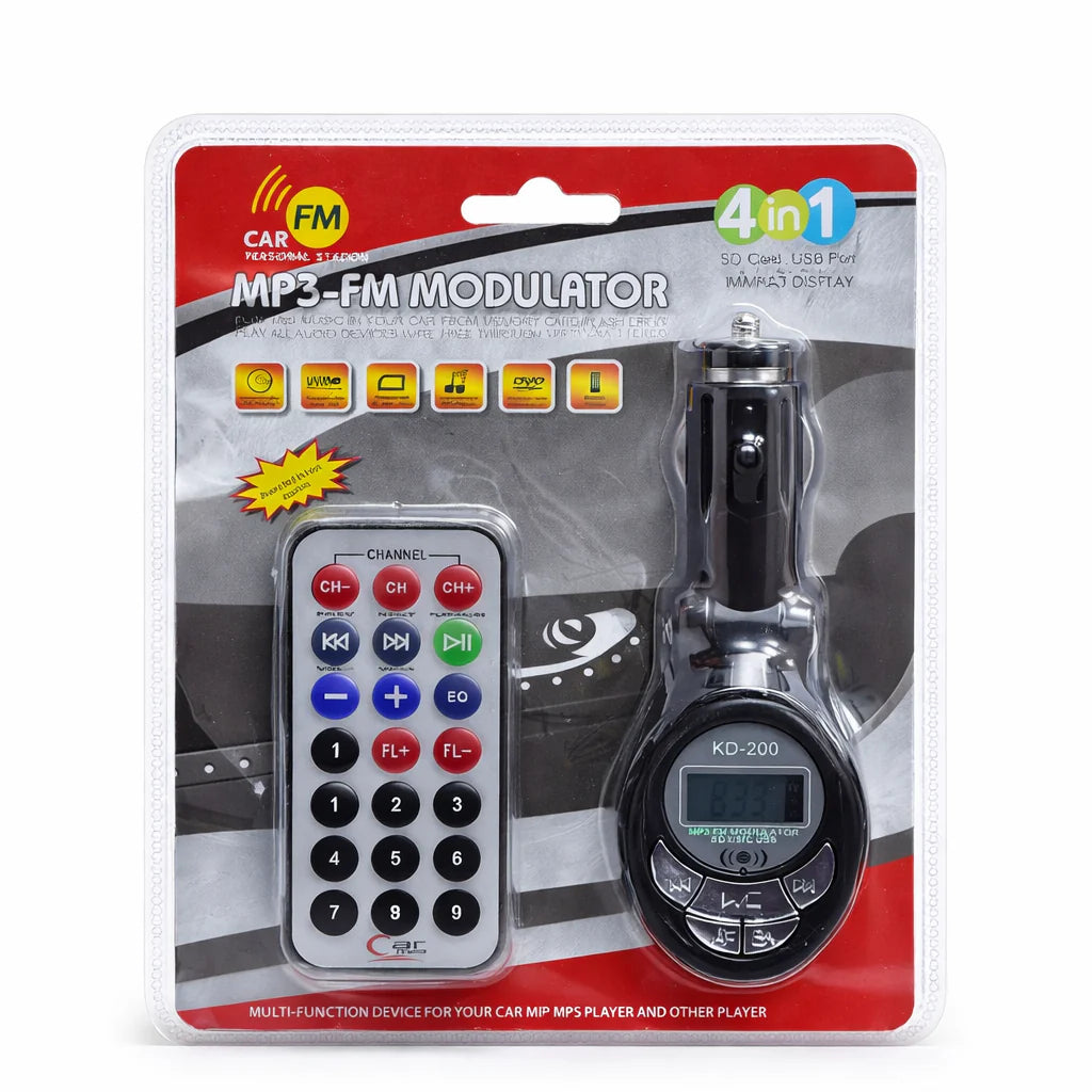 FM-33W Modulateur MP3 FM / 4 in 1