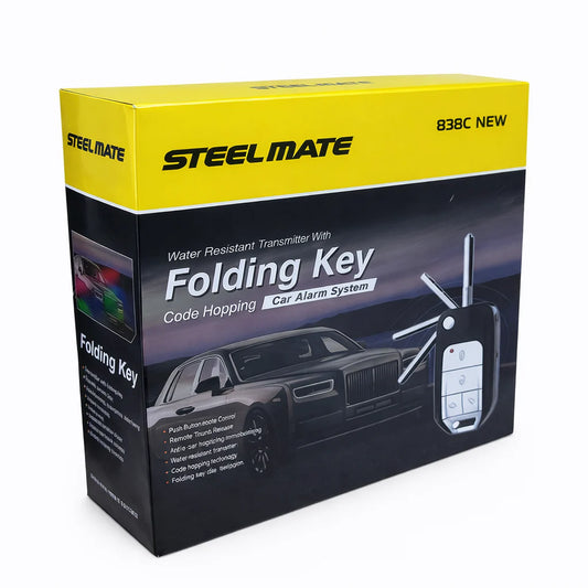 838C-4449 System d'alarme avec clé Steel mate 838C