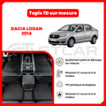 Tapis sur mesure 7D dacia LOGAN 2014