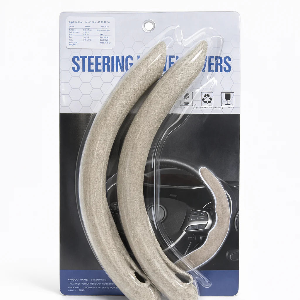 Couvre volant dein beige 2 pieces