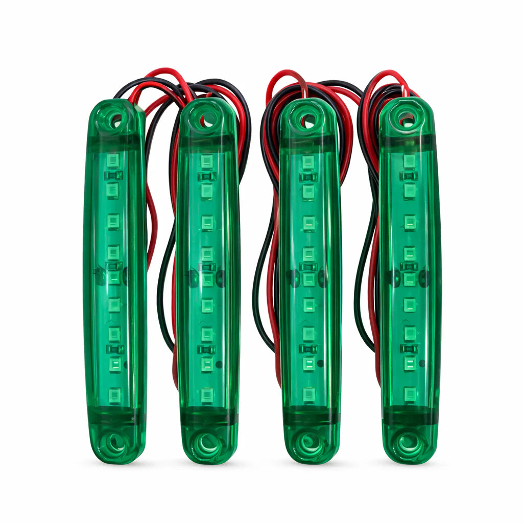 HY-003 4 Feux de position vert 12V 24V