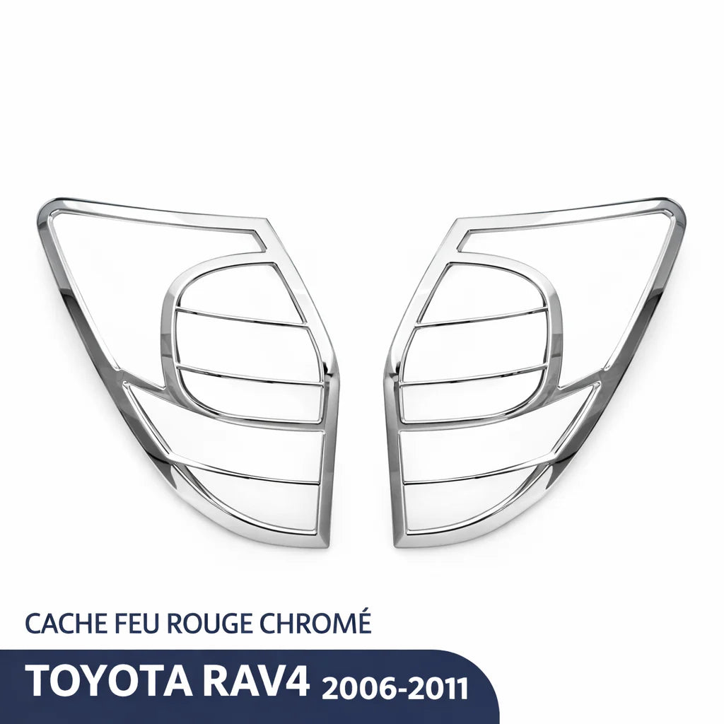 2 Cache feu rouge chromer Toyota rav4 2006-2011