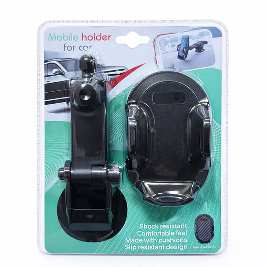 JS-062-B Porte téléphone ventouse carbonne