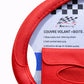 Couvre volant simili cuir + porte mouchoir