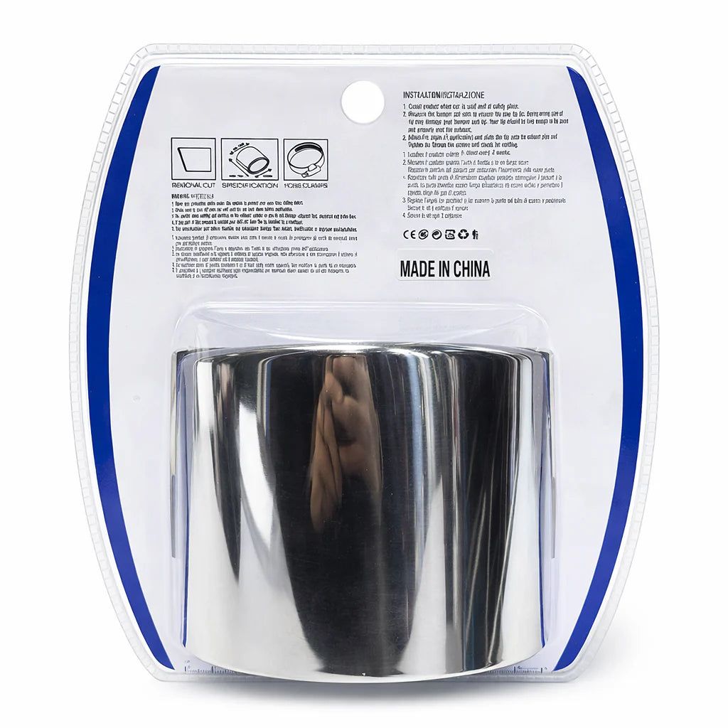 SG-1242906 Embout d'échappement inox 115mm x 86mm